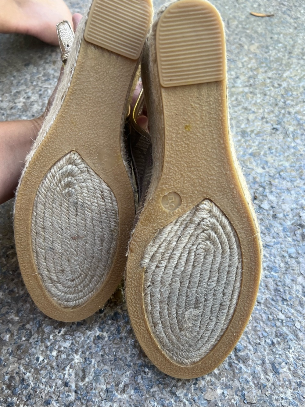 COACH Kara Signature Wedge Espadrille Sandals - Picture 7 of 15